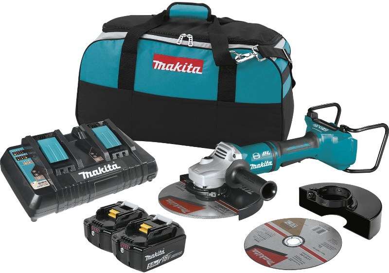 Makita X2 9 Paddle Grinder Kit "