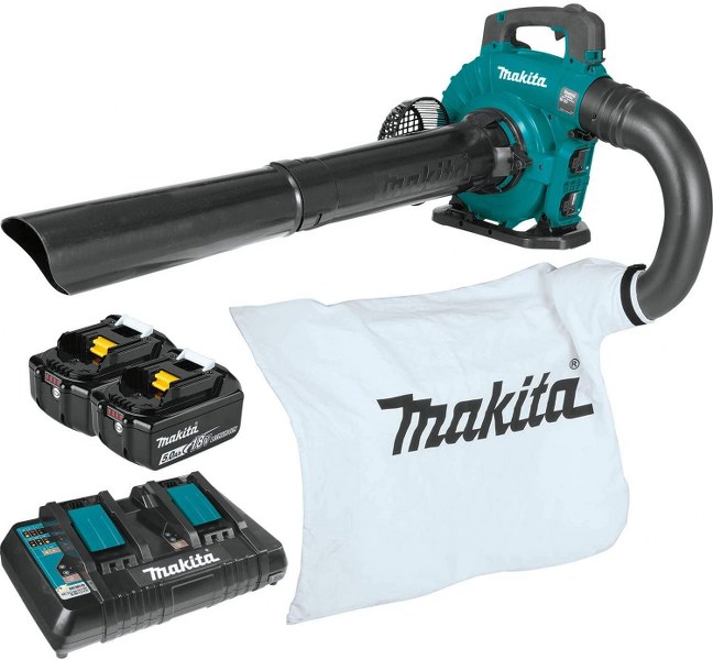 Makita 18v Blower Kit W Vac Kit Attachment Mulcher & Charger