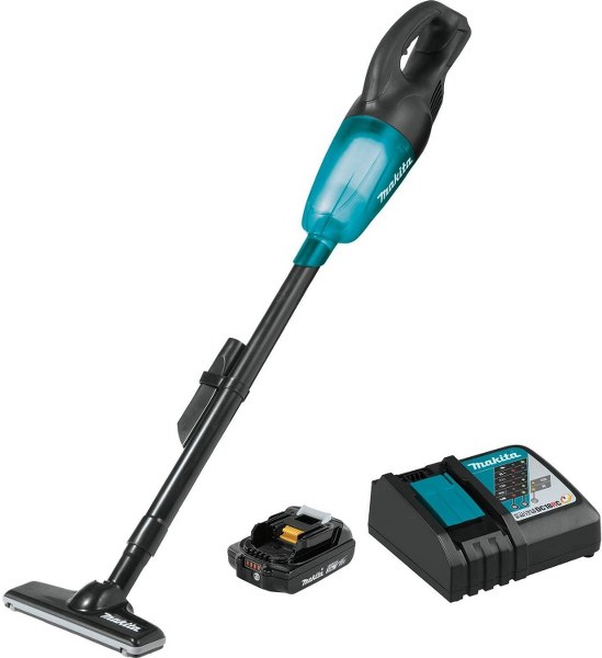Makita Cordless Stick Vac Kit 18v W/ Battery Vacuum