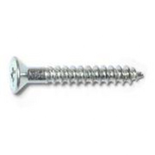 Philips Flat Head Wood Screw Zinc