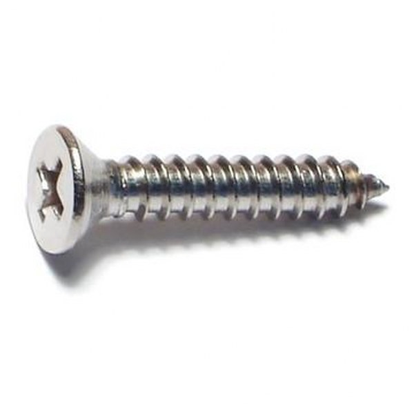10 X 1 SS PHIL FLAT SMS SHEET METAL SCREW 55/PK