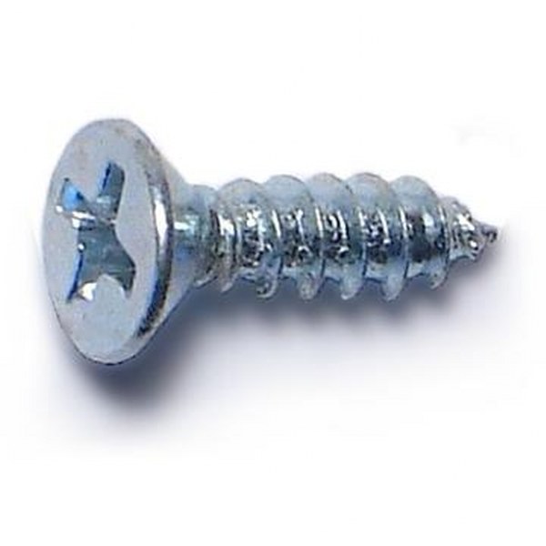6 X 1/2 PHIL FLAT SMS ZINC SHEET METAL SCREW 150/PK