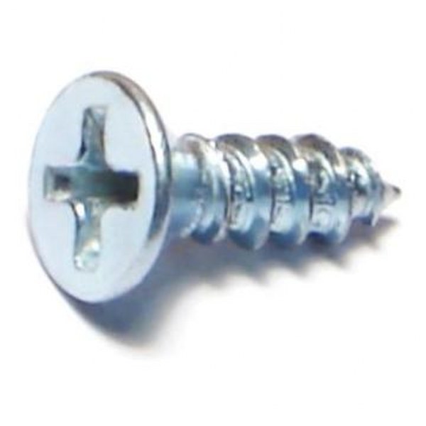 8 X 1/2 PHIL FLAT SMS ZINC SHEET METAL SCREW 125/PK