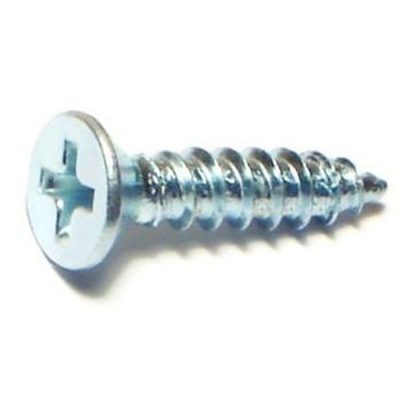 8 X 3/4 PHIL FLAT SMS ZINC SHEET METAL SCREW 100/PK