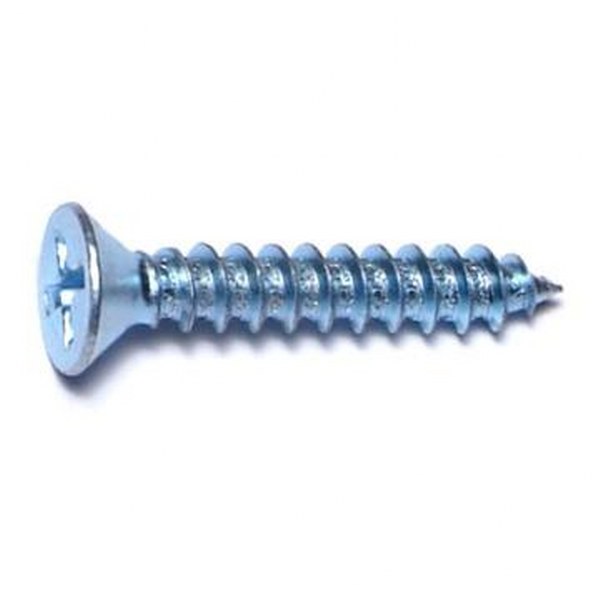 8 X 1 PHIL FLAT SMS ZINC SHEET METAL SCREW 100/PK