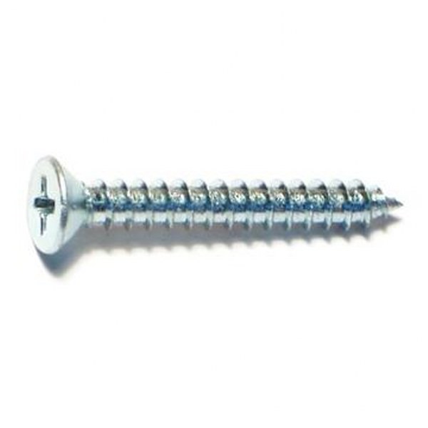 8 X 1-1/4 PHIL FLAT SMS ZINC SHEET METAL SCREW 75/PK