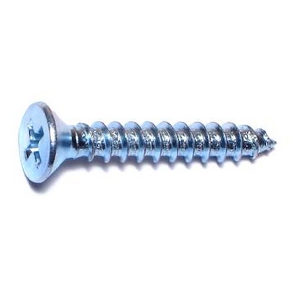 10 X 1-1/4 PHIL FLAT SMS ZINC SHEET METAL SCREW 50/PK