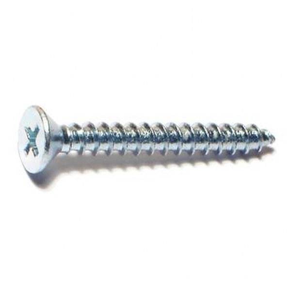 10 X 1-1/2 PHIL FLAT SMS ZINC SHEET METAL SCREW 50/PK
