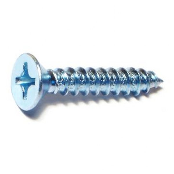 12 X 1-1/4 PHIL FLAT SMS ZINC SHEET METAL SCREW 50/PK