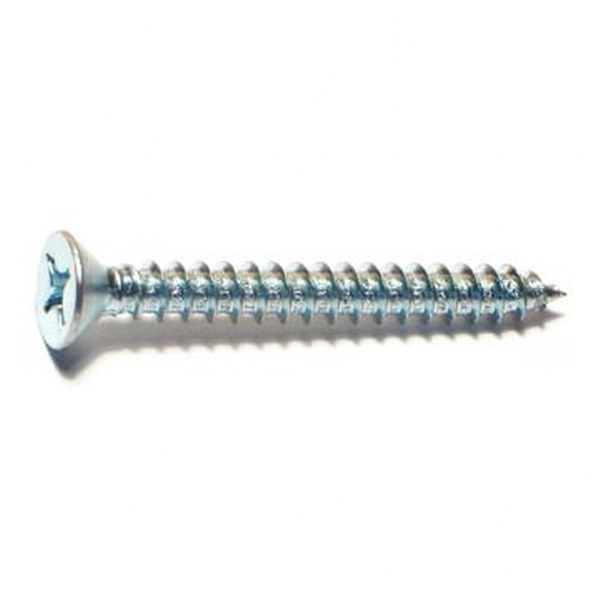 12 X 2 PHIL FLAT SMS ZINC SHEET METAL SCREW 30/PK