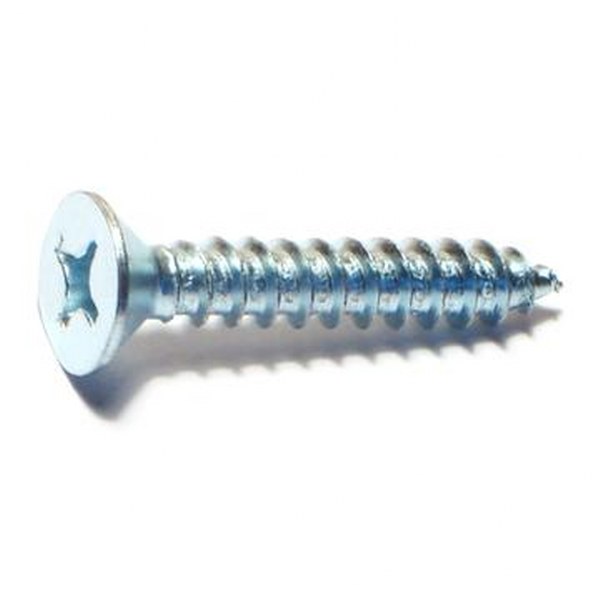 14 X 1-1/2 PHIL FLAT SMS ZINC SHEET METAL SCREW 25/PK