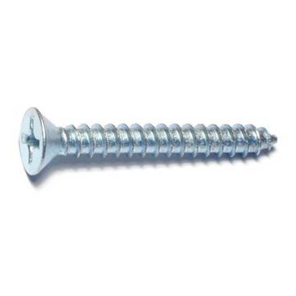 14 X 2 PHIL FLAT SMS ZINC SHEET METAL SCREW 20/PK