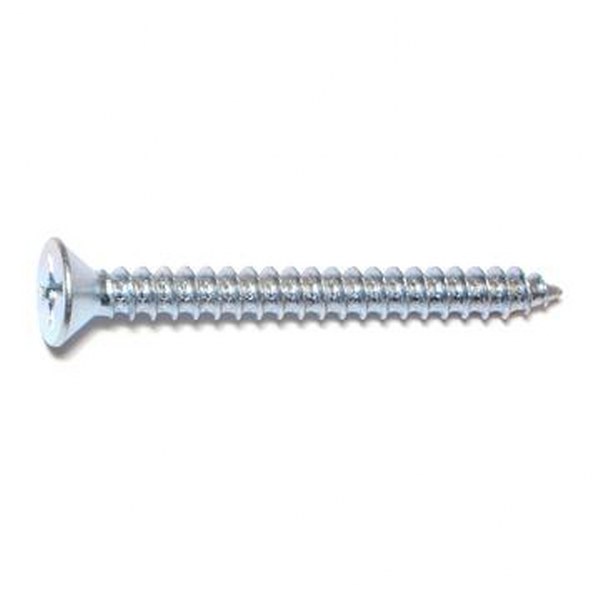 14 X 2-1/2 PHIL FLAT SMS ZINC SHEET METAL SCREW 20/PK