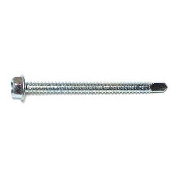 14 X 2 ZINC HEX WASHER SDS SELF DRILL SCREW 20/PK