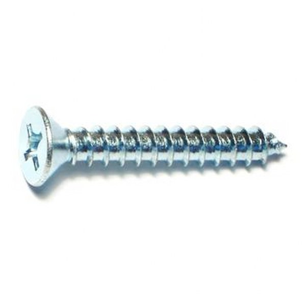 12 X 1-1/2 PHIL FLAT SMS ZINC SHEET METAL SCREW 35/PK