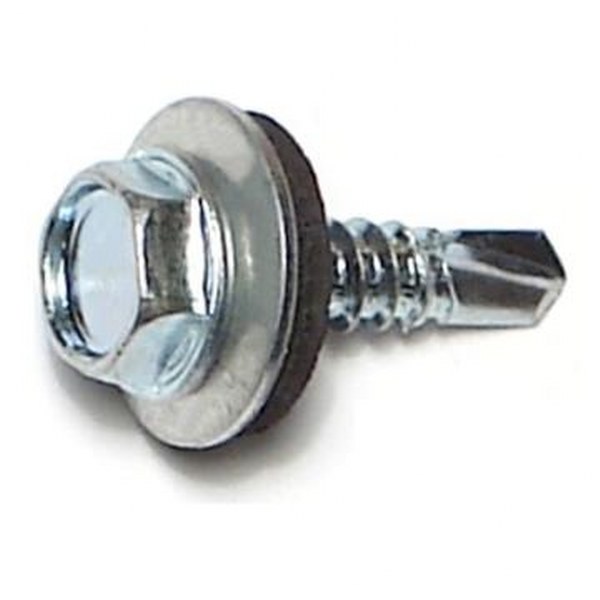 10 X 3/4 HEX BOND WASH SDS SELF DRILL SCREW ZINC 40/PK
