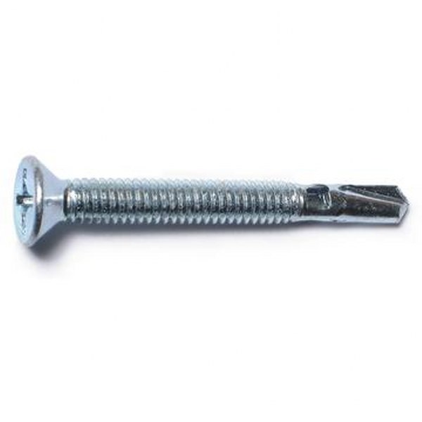 12 X 2 PHIL FLAT SDS W/ WING SELF DRILL SCREW ZINC 20/PK