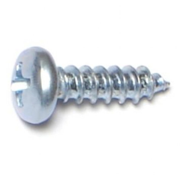 6 X 1/2 PHIL PAN SMS ZINC SHEET METAL SCREW 150/PK