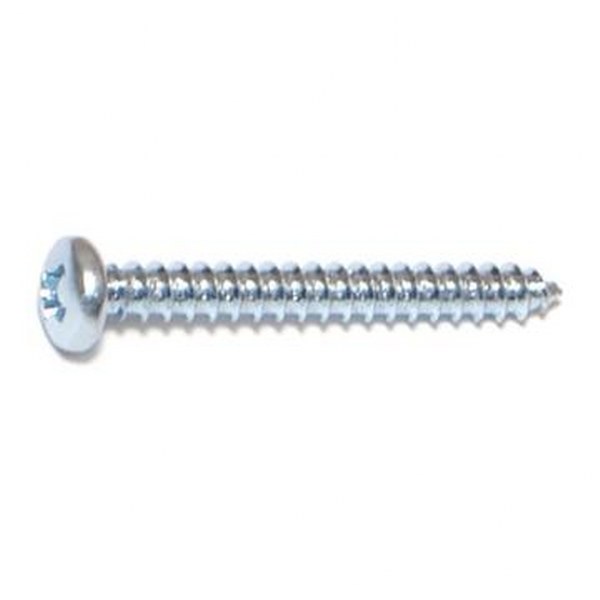 6 X 1-1/4 PHIL PAN SMS ZINC SHEET METAL SCREW 100/PK