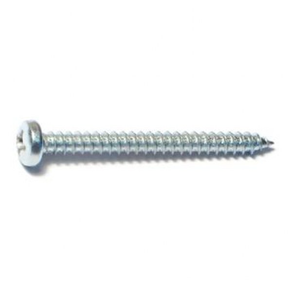 6 X 1-1/2 PHIL PAN SMS ZINC SHEET METAL SCREW 70/PK