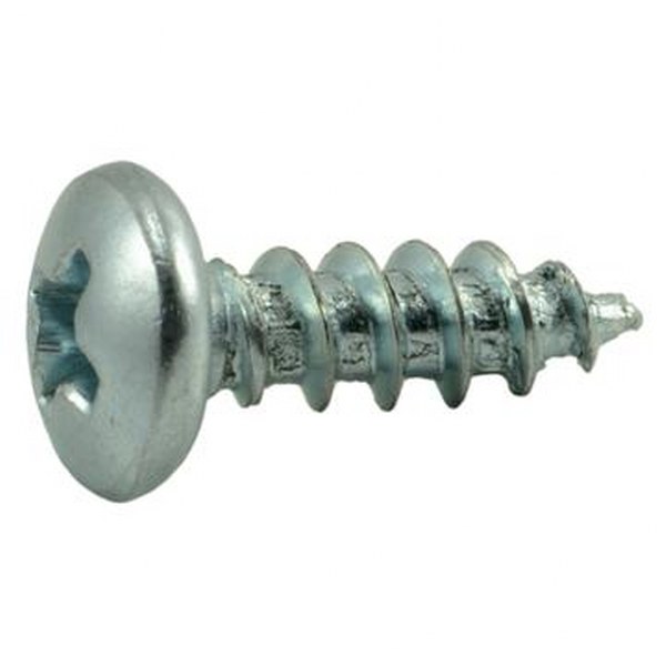 8 X 1/2 PHIL PAN SMS ZINC SHEET METAL SCREW 125/PK