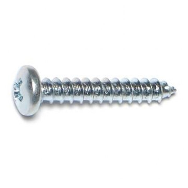 8 X 1 PHIL PAN SMS ZINC SHEET METAL SCREW 100/PK