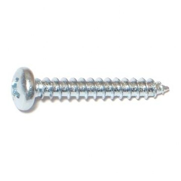12 X 1-1/2 PHIL PAN SMS ZINC SHEET METAL SCREW 35/PK