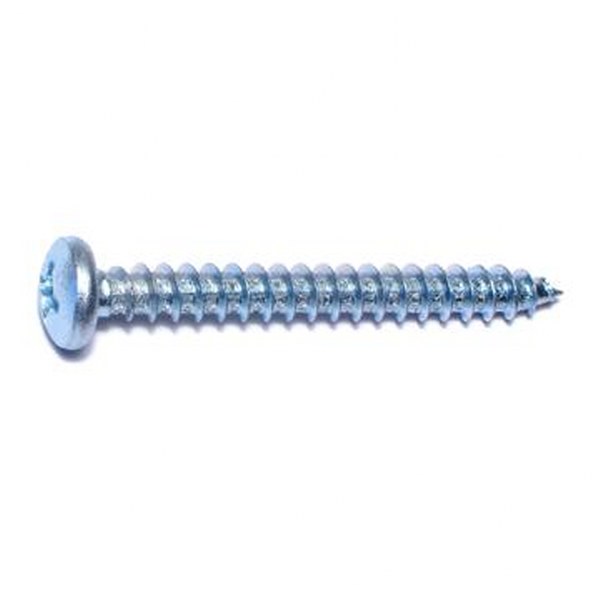 12 X 2 PHIL PAN SMS ZINC SHEET METAL SCREW 30/PK