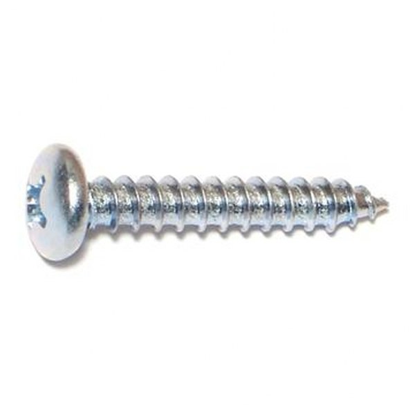 14 X 1-1/2 PHIL PAN SMS ZINC SHEET METAL SCREW 25/PK