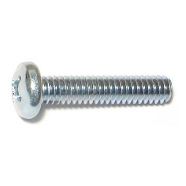 1/4-20 X 1-1/4 PHIL PAN MACH SCREW ZINC MACHINE 50/PK