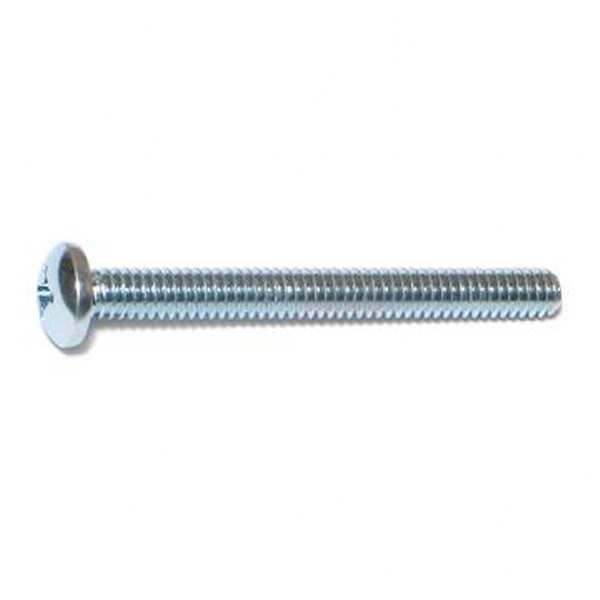 1/4-20 X 2-1/2 PHIL PAN MACH SCREW ZINC MACHINE 25/PK