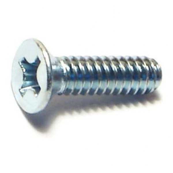6-32 X 1/2 PHIL FLAT MACH ZINC SCREW 175/PK