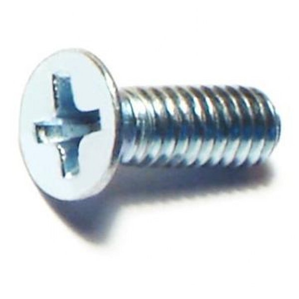 8-32 X 1/2 PHIL FLAT MACH ZINC SCREW 150/PK