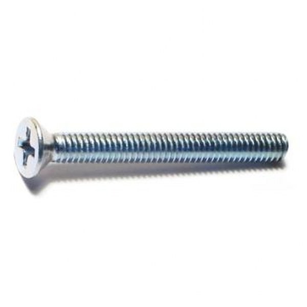 8-32 X 1-1/2 PHIL FLAT MACH SCREW ZINC 80/PK