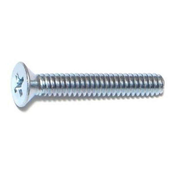 10-24 X 1-1/4 PHIL FLAT MACH SCREW ZINC 80/PK