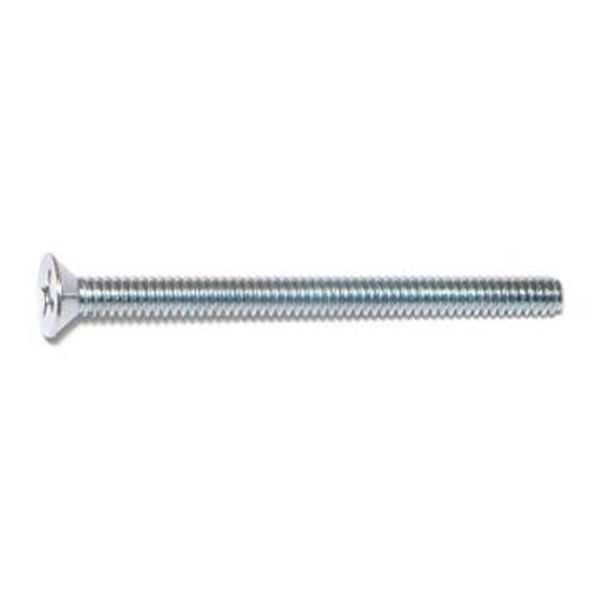 10-24 X 2-1/2 PHIL FLAT MACH SCREW ZINC 35/PK