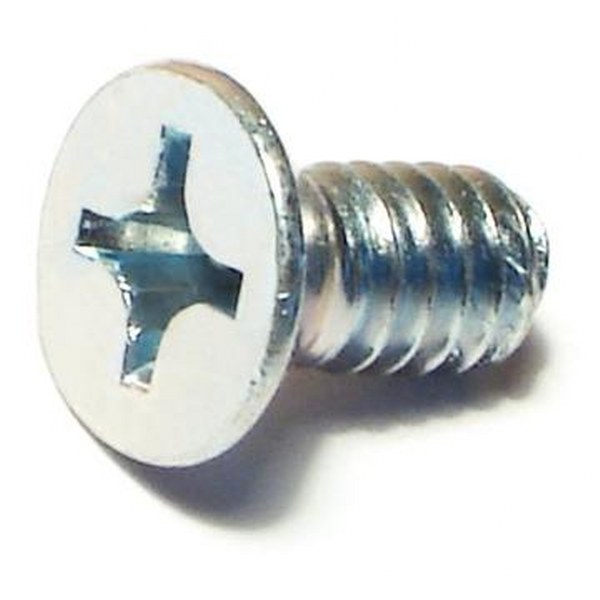 1/4-20 X 1/2 PHIL FLAT MACH SCREW ZINC 100/PK