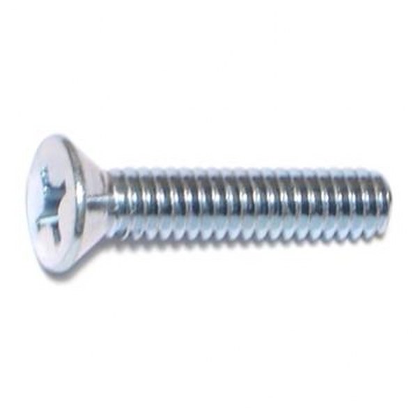 1/4-20 X 1-1/4 PHIL FLAT MACH SCREW ZINC 50/PK