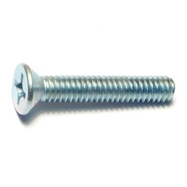 1/4-20 X 2 PHIL FLAT MACH ZINC SCREW 25/PK
