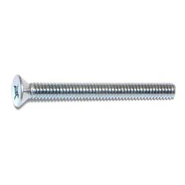 1/4-20 X 2-1/2 PHIL FLAT MACH SCREW ZINC 25/PK