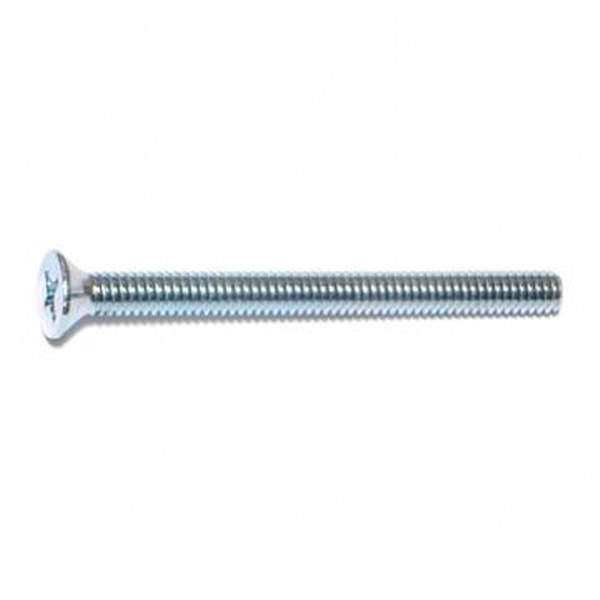 1/4-20 X 3 PHIL FLAT MACH ZINC SCREW 20/PK