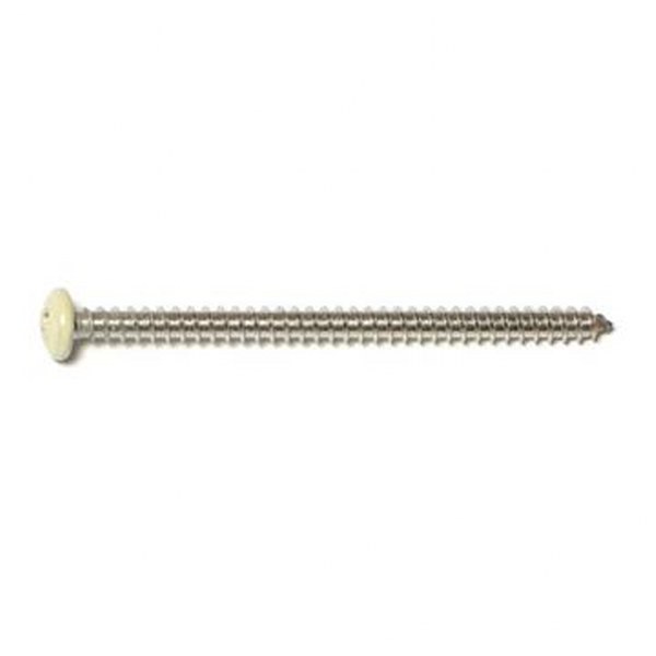 8 X 2-1/2 SS PHIL FLAT SMS SHEET METAL SCREW 45/PK