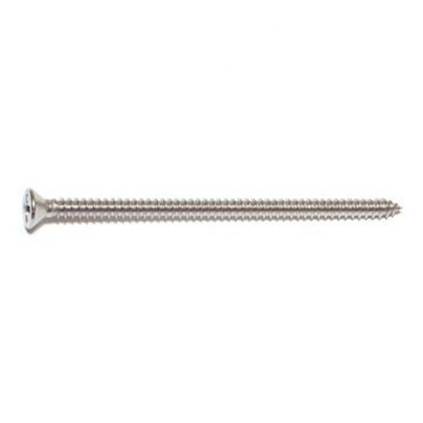 8 X 3 SS PHIL FLAT SMS SHEET METAL SCREW 40/PK