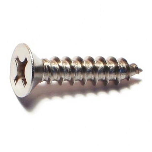 12 X 1 SS PHIL FLAT SMS SHEET METAL SCREW 45/PK