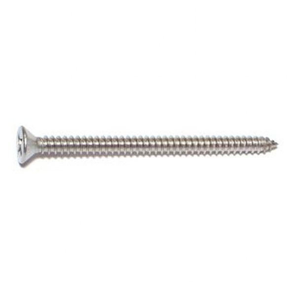 12 X 3 SS PHIL FLAT SMS SHEET METAL SCREW 15/PK