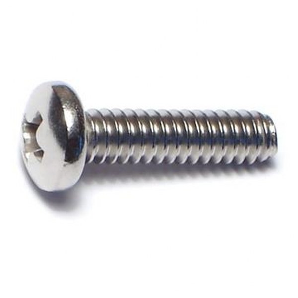10-24 X 1/2 SS PHIL PAN MACH SCREW 100/PK