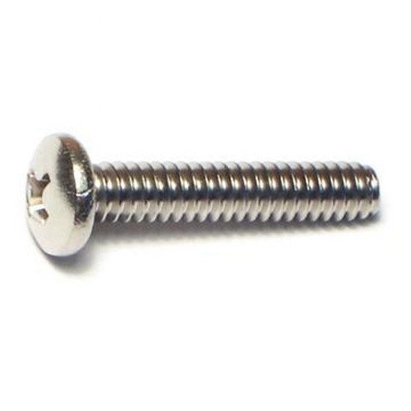 10-24 X 1 SS PHIL PAN MACH SCREW 75/PK