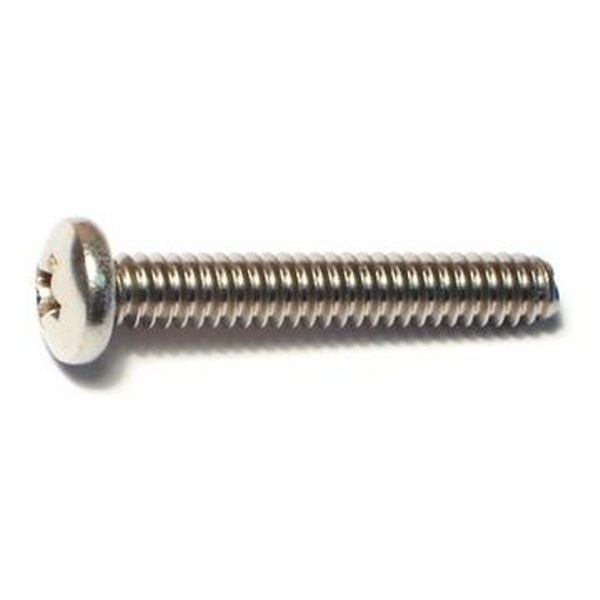10-24 X 1-1/4 SS PHIL PAN MACH SCREW 70/PK
