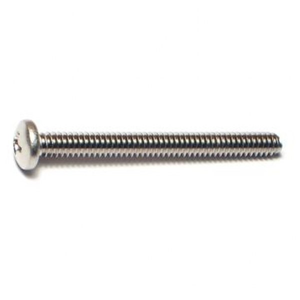 10-24 X 2 SS PHIL PAN MACH SCREW 40/PK