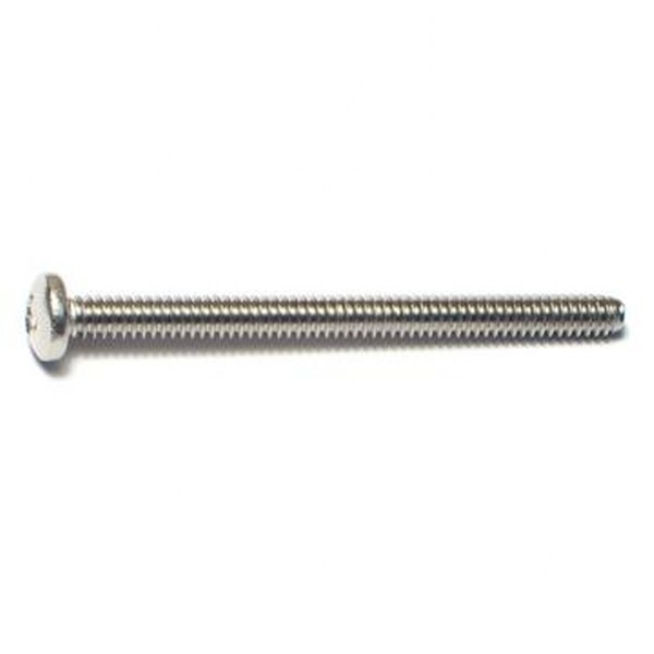 10-24 X 2-1/2 SS PHIL PAN MACH SCREW 30/PK